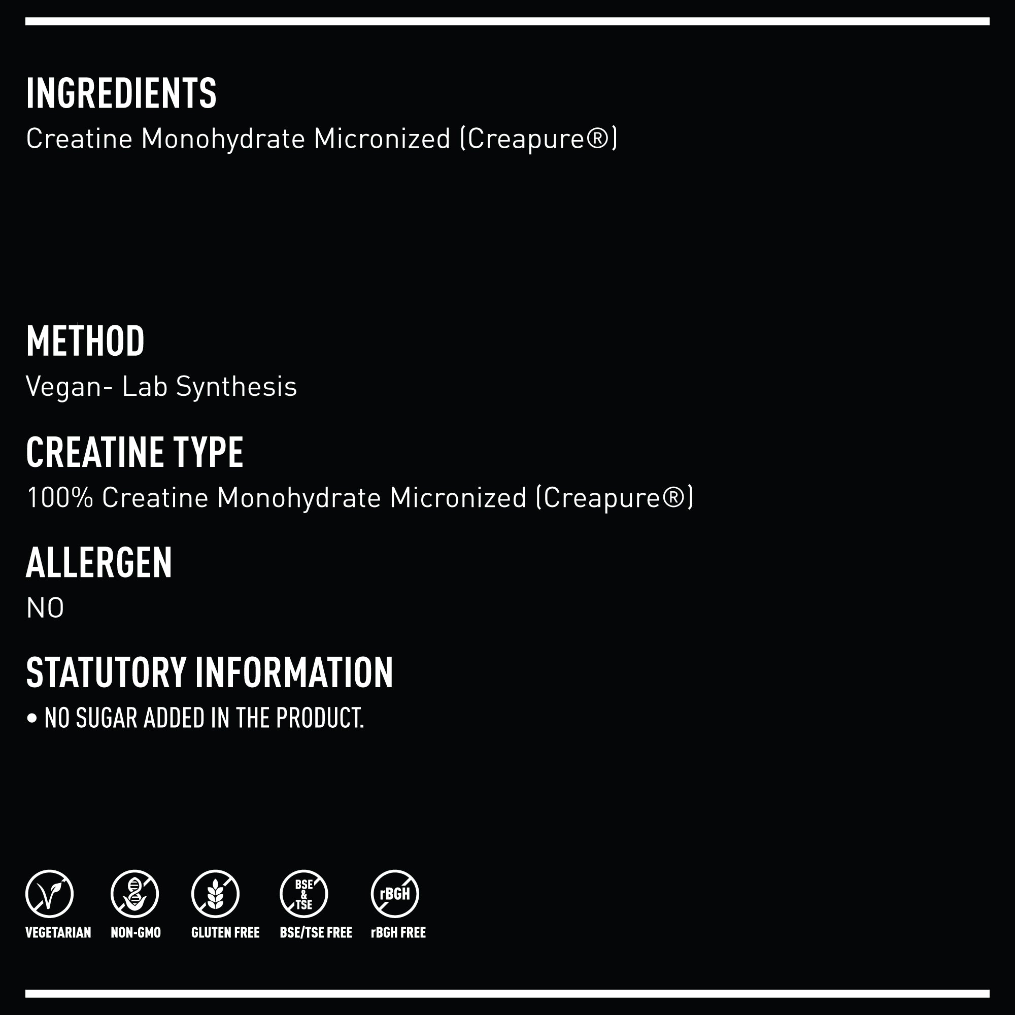 Creapure® Creatine Monohydrate in India| Vigourfuel